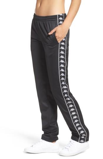 Kappa Solid Women Black Track Pants - Buy Kappa Solid Women Black Track  Pants Online at Best Prices in India | Flipkart.com