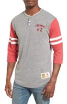 Men's Mitchell & Ness Home Stretch - Cincinnati Reds Henley