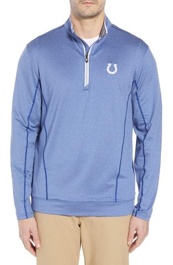 Men's Cutter & Buck Endurance Indianapolis Colts Fit Pullover, Size Small - Blue