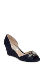 Women's Nina Emiko D'orsay Wedge Pump M - Blue