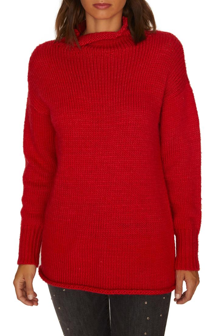 Women's Treasure & Bond Tie Hem Sweater