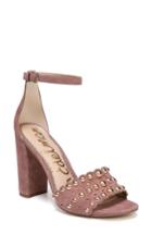 Women's Sam Edelman Yaria Studded Block Heel Sandal M - Pink