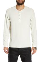 Men's Treasure & Bond Slim Fit Henley Shirt, Size - Beige