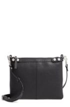 Treasure & Bond Sloane Pebbled Leather Crossbody Bag - Black