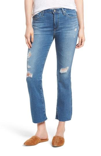 Women's Ag The Jodi Crop Flare Jeans - Blue