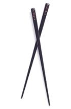 L. Erickson Swarovski Crystal Hair Sticks, Size - Black