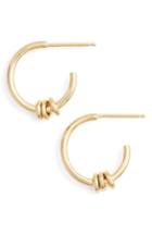 Women's Argento Vivo Rings Mini Hoop Earrings