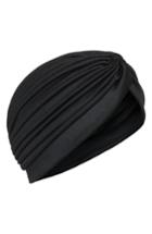 Tasha Pleated Turban, Size - Black