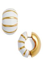 Women's Erwin Pearl Goldtone & White Reversible Earrings