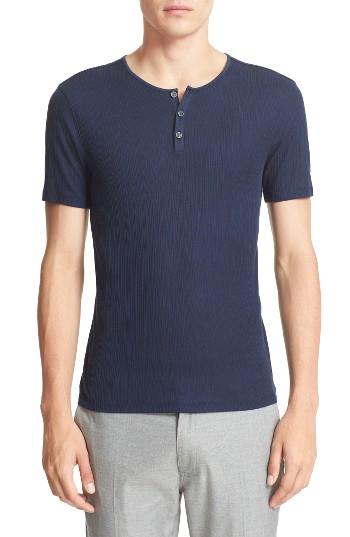Men's John Varvatos Collection Variegated Rib Henley