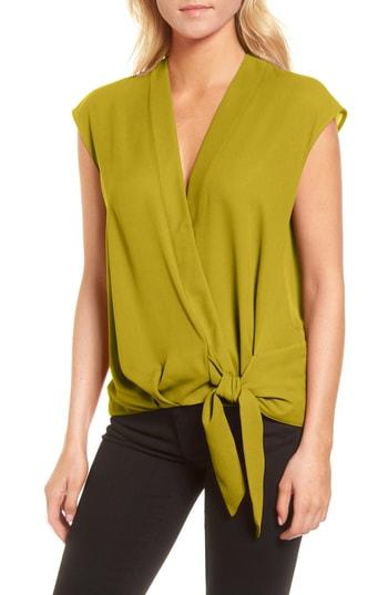 Women's Trouve Wrap Top - Green