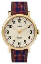 Women's Timex 'originals' Leather Strap Watch, 44mm