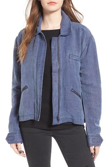 Women's Bp. Washed Linen Blend Jacket