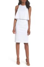 Women's Chelsea28 Popover Crop Sheath Dress - White