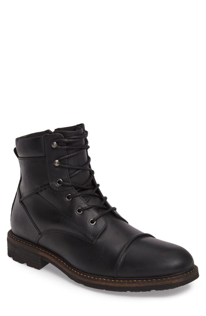 Men's The Rail Derek Cap Toe Boot -11.5us / 45eu - Black