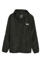 Men's Rvca Axe Packable Water Resistant Jacket, Size - Black