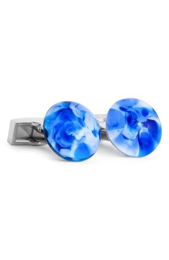 Men's Fenton Glass Jewelry Cuff Links