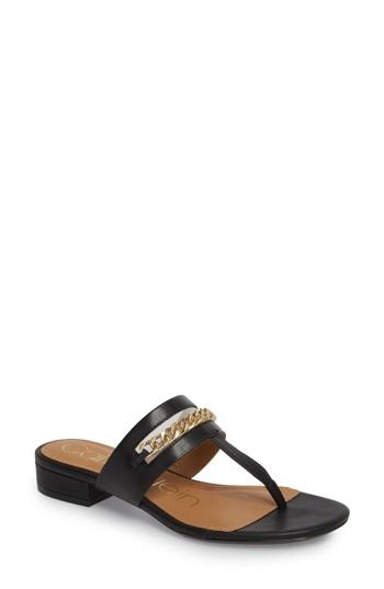 Women's Calvin Klein Francie Sandal M - Black