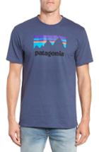 Men's Patagonia Shop Sticker Responsibili-tee T-shirt, Size - Blue
