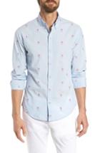 Men's Bonobos Summerweight Slim Fit Jellyfish Print Sport Shirt R - Blue