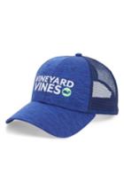 Men's Vineyard Vines Performance Space Dyed Trucker Hat - Blue