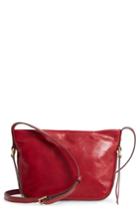 Hobo Muse Calfskin Leather Crossbody Bag - Red