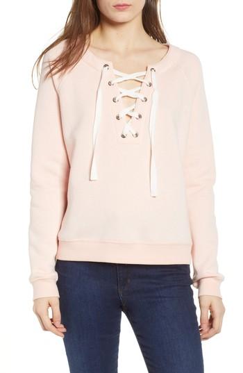 Women's Rebecca Minkoff Raquel Sweatshirt, Size - Pink