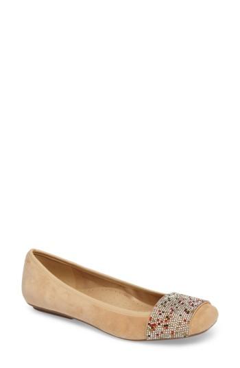 Women's Vaneli Nabila Embellished Ballet Flat .5 M - Brown