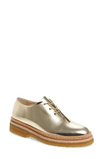 Women's Want Les Essentiels Cordova Oxford .5us / 36eu - Metallic