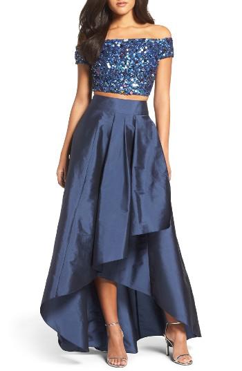 Women's Adrianna Papell Two-piece Ballgown