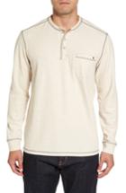 Men's Tommy Bahama Island Thermal Standard Fit Thermal Henley - Brown