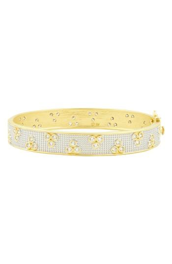Women's Freida Rothman Fleur Bloom Hinge Bangle Bracelet