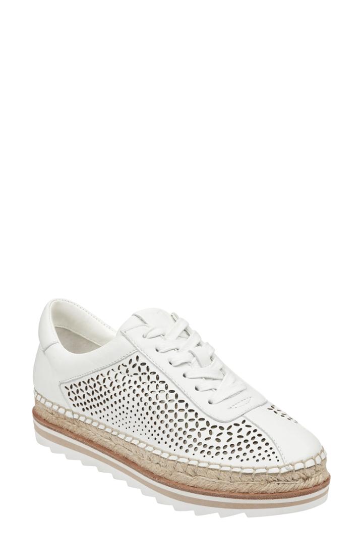 Women's Marc Fisher Ltd Walden Espadrille Sneaker M - White