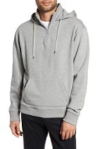 Men's Vince Regular Fit Half Zip Hoodie - Grey