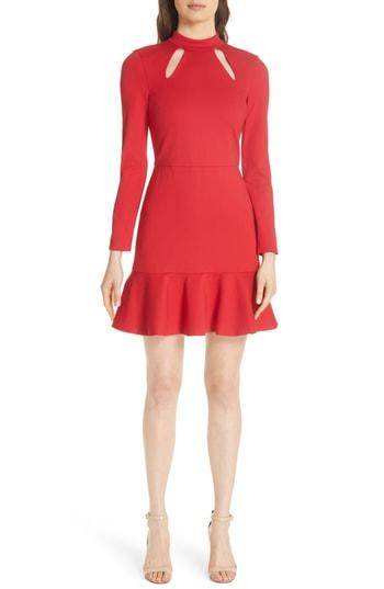 Women's Alice + Olivia Marisela Cutout Dress - Red