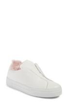 Women's Joshua Sanders Faux Fur Slip-on Sneaker .5us / 37eu - Pink