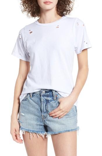 Women's Bp. Distressed Tee, Size - White