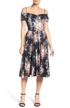Women's Chetta B Off The Shoulder Midi Dress