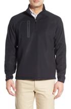 Men's Bobby Jones Xh2o Crawford Stretch Quarter Zip Golf Pullover, Size - Black