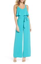 Women's Adrianna Papell Popover Crepe Jumpsuit - Blue