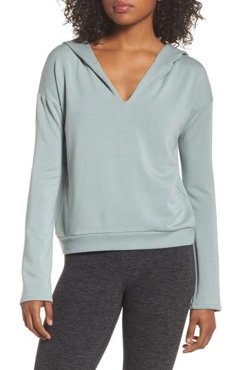 Women's Beyond Yoga Hello Moto Hoodie - Green