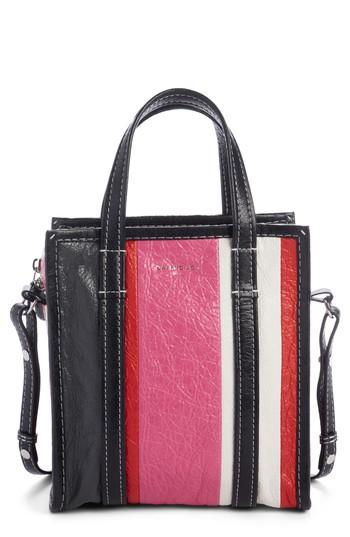 Balenciaga Extra Small Bazaar Leather Shopper -