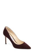 Women's Jimmy Choo Romy Pump Us / 34eu - Burgundy