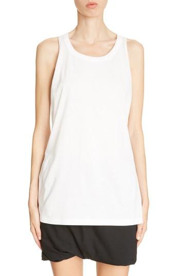 Women's Rick Owens Jersey Tank Top Us / 38 It - White
