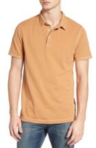 Men's French Connection Triple Stitch Slim Fit Polo - Yellow