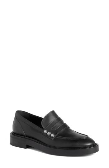Women's Balenciaga Arena Studded Loafer Us / 37eu - Black
