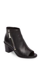 Women's Frye Brielle Peep Toe Bootie .5 M - Black