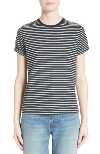 Women's T By Alexander Wang Stripe Cotton Tee