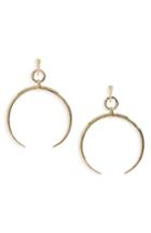 Women's Luv Aj Crescent Hoop Earrings