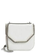 Stella Mccartney Mini Falabella Faux Leather Box Satchel - White